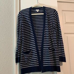 JCREW Striped Cardigan
